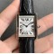 Cartier-Tank Must Small White dial On Black Leather Strap K11F Quartz