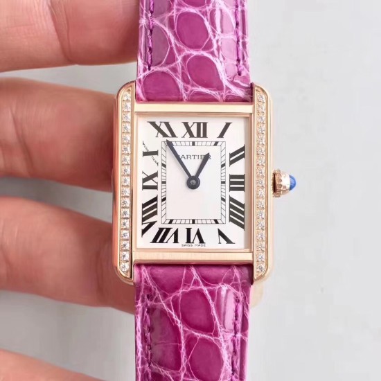 Cartier-Tank Française 24mm Dia SS/LE Silver Dial K11F Quartz