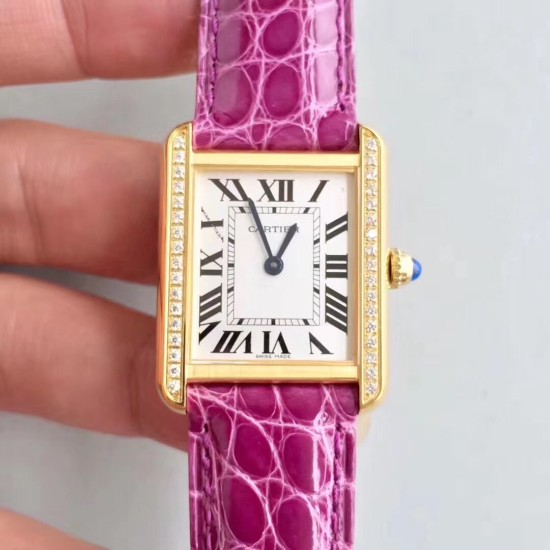 Cartier-Tank Française 24mm Dia SS/LE Silver Dial K11F Quartz