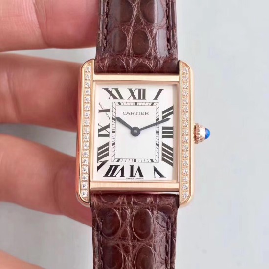Cartier-Tank Française 24mm Dia SS/LE Silver Dial K11F Quartz