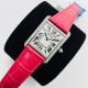 Cartier-Tank Louis 22mm/25.5mm Red Dia SS/LE White Dial VSF Quartz