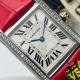 Cartier-Tank Louis 22mm Red Dia SS/LE White Dial VSF Quartz