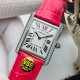 Cartier-Tank Louis 25.5mm Red Dia SS/LE White Dial VSF Quartz