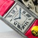 Cartier-Tank Louis 25.5mm Red Dia SS/LE White Dial VSF Quartz