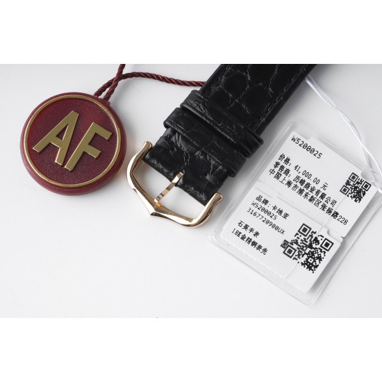 Cartier-Tank Solo Dia 27.4mm RG/LE White Dial AF Quartz