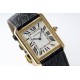 Cartier-Tank Solo 27.4mm Dia YG/LE White Dial AF Quartz