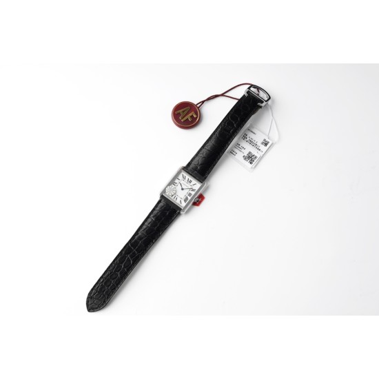 Cartier-Tank Solo 24.4mm O SS/LE White Dial AF Quartz