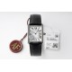 Cartier-Tank Solo 24.4mm White Dial on Lychee Grain Leather AF Quartz