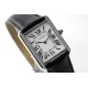 Cartier-Tank Solo 27.4mm White Dial on Lychee Grain Leather AF Quartz