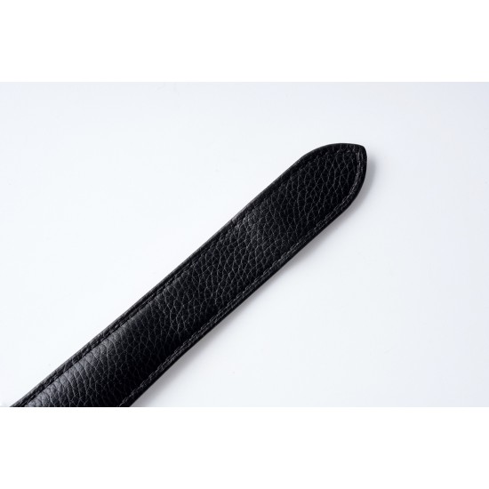 Cartier-Tank Solo 27.4mm White Dial on Lychee Grain Leather AF Quartz