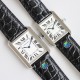 Cartier-Tank Must Black 24mm/27mm SS/LE White Dial 3WF Quartz