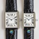 Cartier-Tank Must Black 24mm/27mm SS/LE White Dial 3WF Quartz