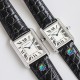 Cartier-Tank Must Black 24mm/27mm SS/LE White Dial 3WF Quartz