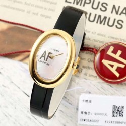 Cartier-Baignoire Ladies 31mm YG/LE Mop Dial AF Quartz