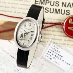 Cartier-Baignoire Ladies 31mm SS/LE White Dial AF Quartz