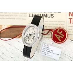 Cartier-Baignoire Ladies 31mm Dia SS/LE White Dial AF Quartz