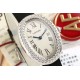 Cartier-Baignoire Ladies 31mm Dia SS/LE White Dial AF Quartz