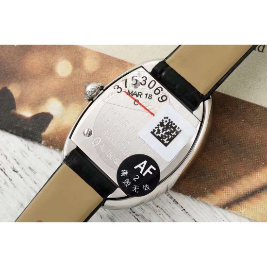 Cartier-Baignoire Ladies 31mm Dia SS/LE White Dial AF Quartz