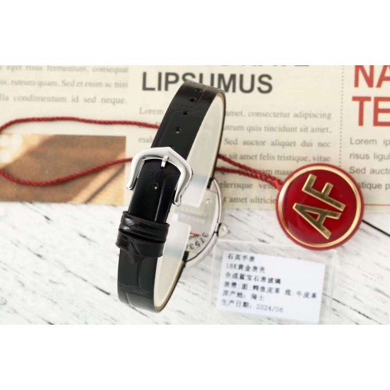 Cartier-Baignoire Ladies 31mm Dia SS/LE White Dial AF Quartz