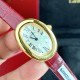 Cartier-Baignoire Ladies 31mm Red YG/LE White Dial AF Quartz