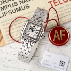 Cartier-Panthere Secrete De Ladies 22mm SS/SS White AF Quartz