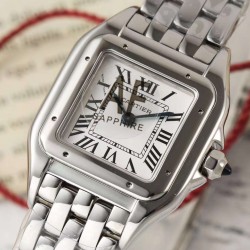 Cartier-Panthere Secrete De Ladies 22mm SS/SS White AF Quartz