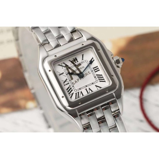 Cartier-Panthere Secrete De Ladies 22mm SS/SS White AF Quartz