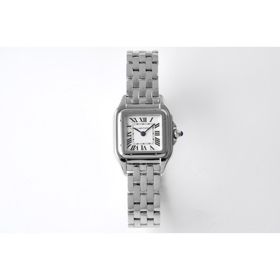 Cartier-Panthere Secrete De Ladies 22mm SS/SS White BVF Swiss Qtz