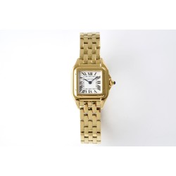 Cartier-Panthere Secrete De Ladies 22mm YG/YG White Dial BVF Quartz