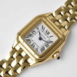 Cartier-Panthere Secrete De Ladies 22mm YG/YG White Dial BVF Quartz