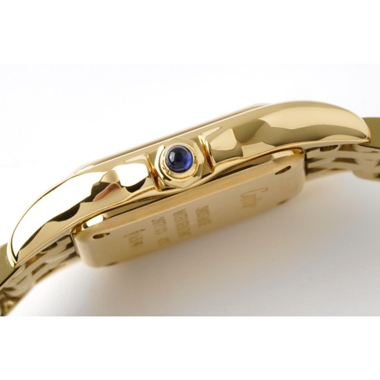 Cartier-Panthere Secrete De Ladies 22mm YG/YG White Dial BVF Quartz