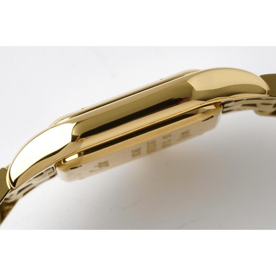 Cartier-Panthere Secrete De Ladies 22mm YG/YG White Dial BVF Quartz