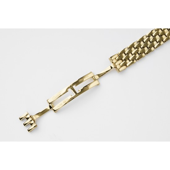 Cartier-Panthere Secrete De Ladies 22mm YG/YG White Dial BVF Quartz