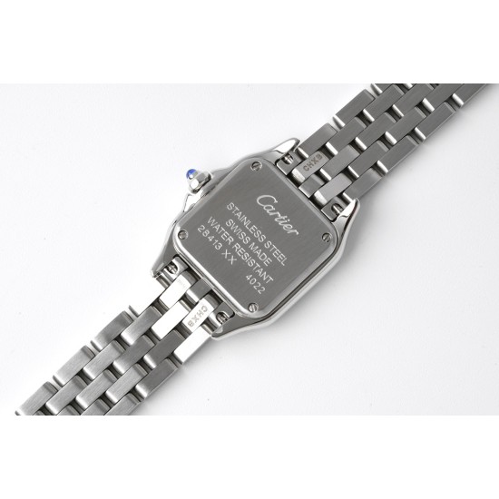 Cartier-Panthere Secrete De Ladies 22mm Dia SS/SS White BVF Swiss Qtz