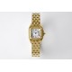 Cartier-Panthere Secrete De Ladies 22mm Dia YG/YG White Dial BVF Quartz