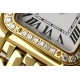 Cartier-Panthere Secrete De Ladies 22mm Dia YG/YG White Dial BVF Quartz