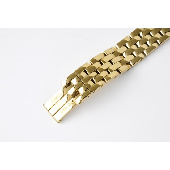 Cartier-Panthere Secrete De Ladies 22mm Dia YG/YG White Dial BVF Quartz