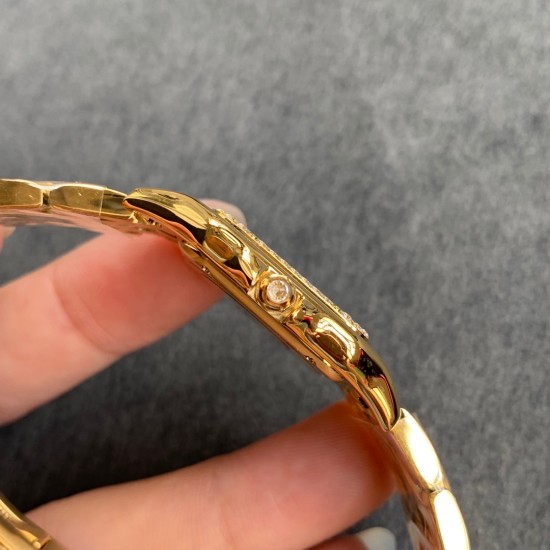 Cartier-Panthere Secrete De 27mm Ladies Diam YG/YG GF Swiss Quartz