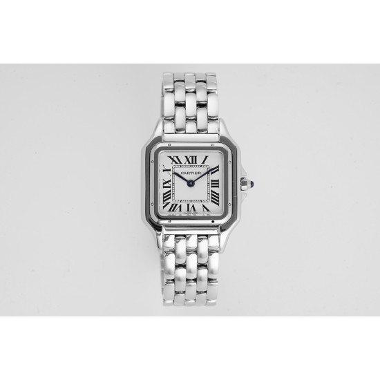 Cartier-Panthere Secrete De Ladies 27mm SS/SS White AF Quartz