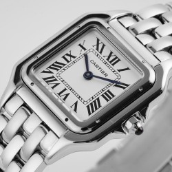 Cartier-Panthere Secrete De Ladies 27mm SS/SS White AF Quartz