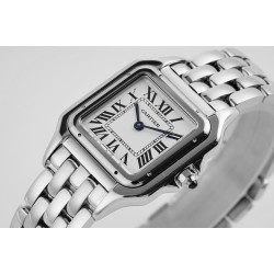 Cartier-Panthere Secrete De Ladies 27mm SS/SS White AF Quartz