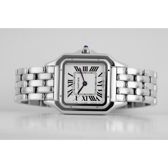 Cartier-Panthere Secrete De Ladies 27mm SS/SS White AF Quartz