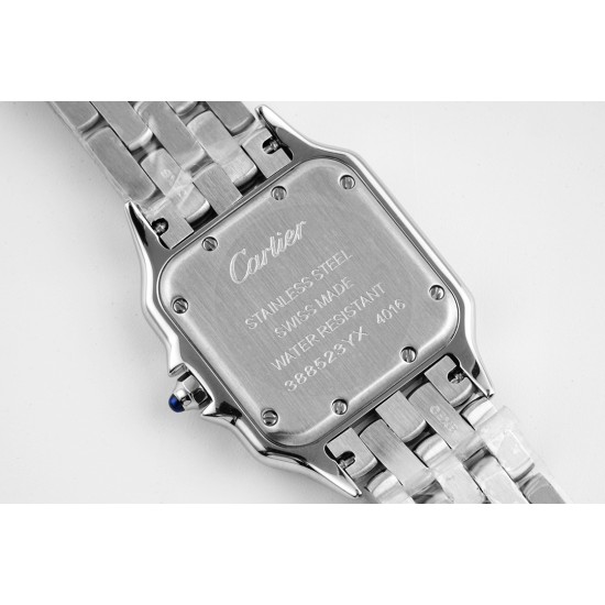 Cartier-Panthere Secrete De Ladies 27mm SS/SS White AF Quartz