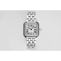 Cartier-Panthere Secrete De Ladies Dial 27mm SS/SS White AF Quartz