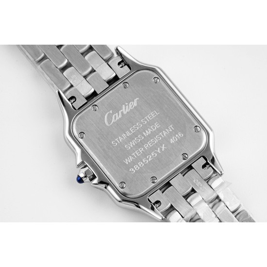 Cartier-Panthere Secrete De Ladies Dial 27mm SS/SS White AF Quartz