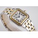 Cartier-Panthere Secrete De Ladies 27mm YG/SS White AF Quartz