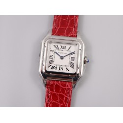 Cartier-Panthere Secrete De Ladies 27mm SS/LE White 8848F Swiss Qtz