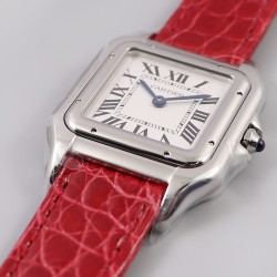 Cartier-Panthere Secrete De Ladies 27mm SS/LE White 8848F Swiss Qtz
