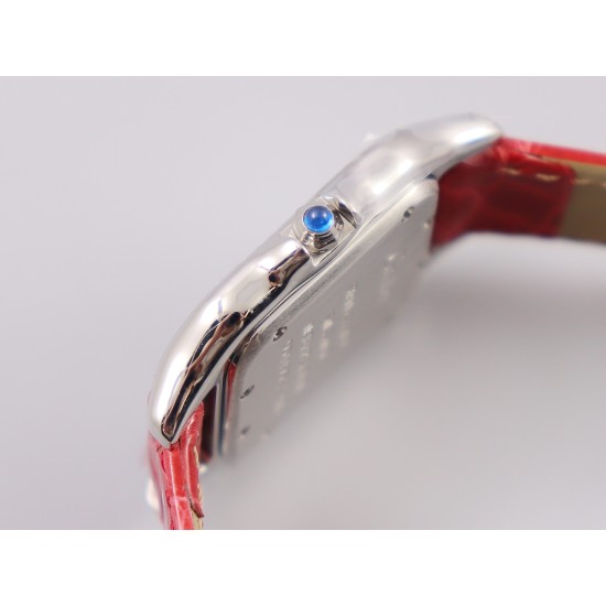 Cartier-Panthere Secrete De Ladies 27mm Dia SS/LE White Dial 8848F Swiss Qtz