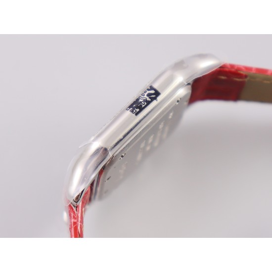 Cartier-Panthere Secrete De Ladies 27mm Dia SS/LE White Dial 8848F Swiss Qtz